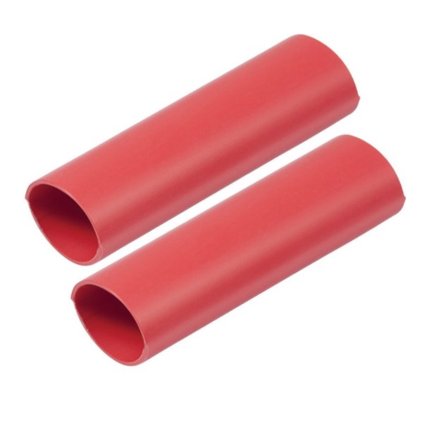 Ancor Heavy Wall Heat Shrink Tubing - 1" x 12" - 2-Pack - Red 327624